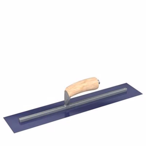Ultra Flex Blue Steel Finishing Trowel - Sqaure End - 20